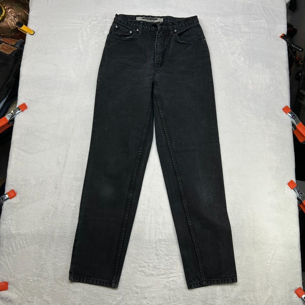 Vintage Anchor Blue Loose Fit Jeans Women's 7M Black‎ Denim Straight - 27x30.5